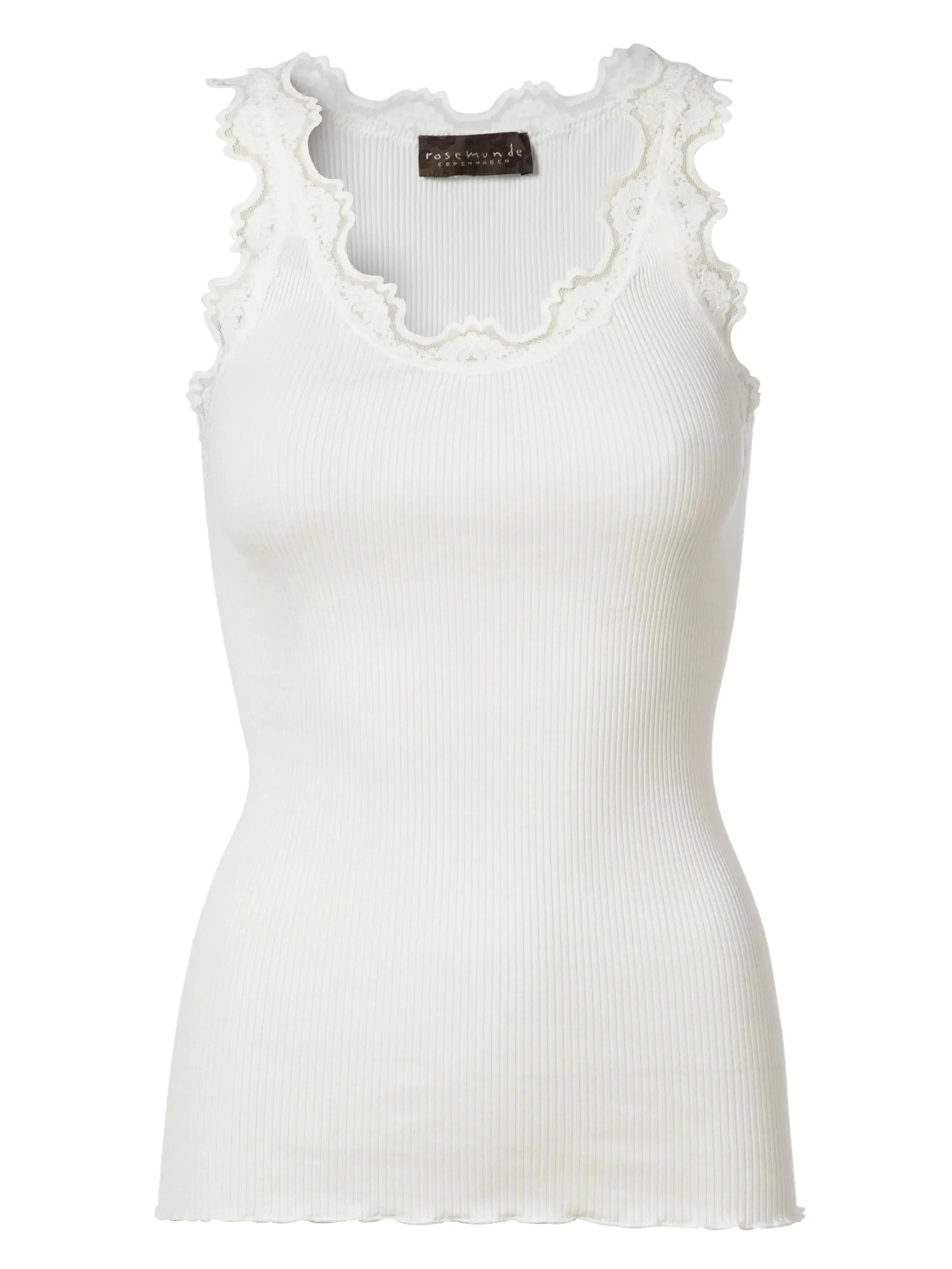 Silk Blend Cami With Lace