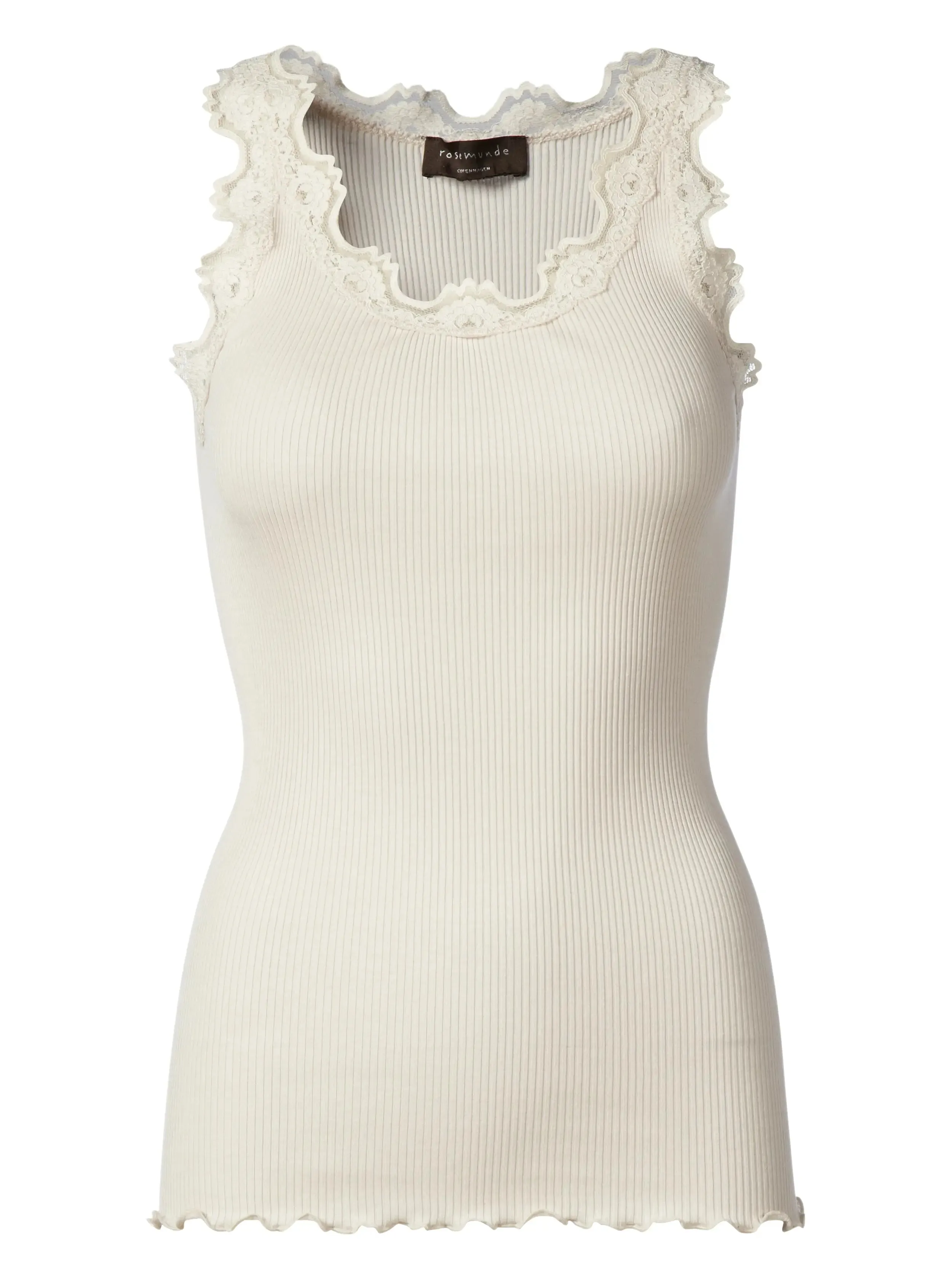 Silk Blend Cami With Lace
