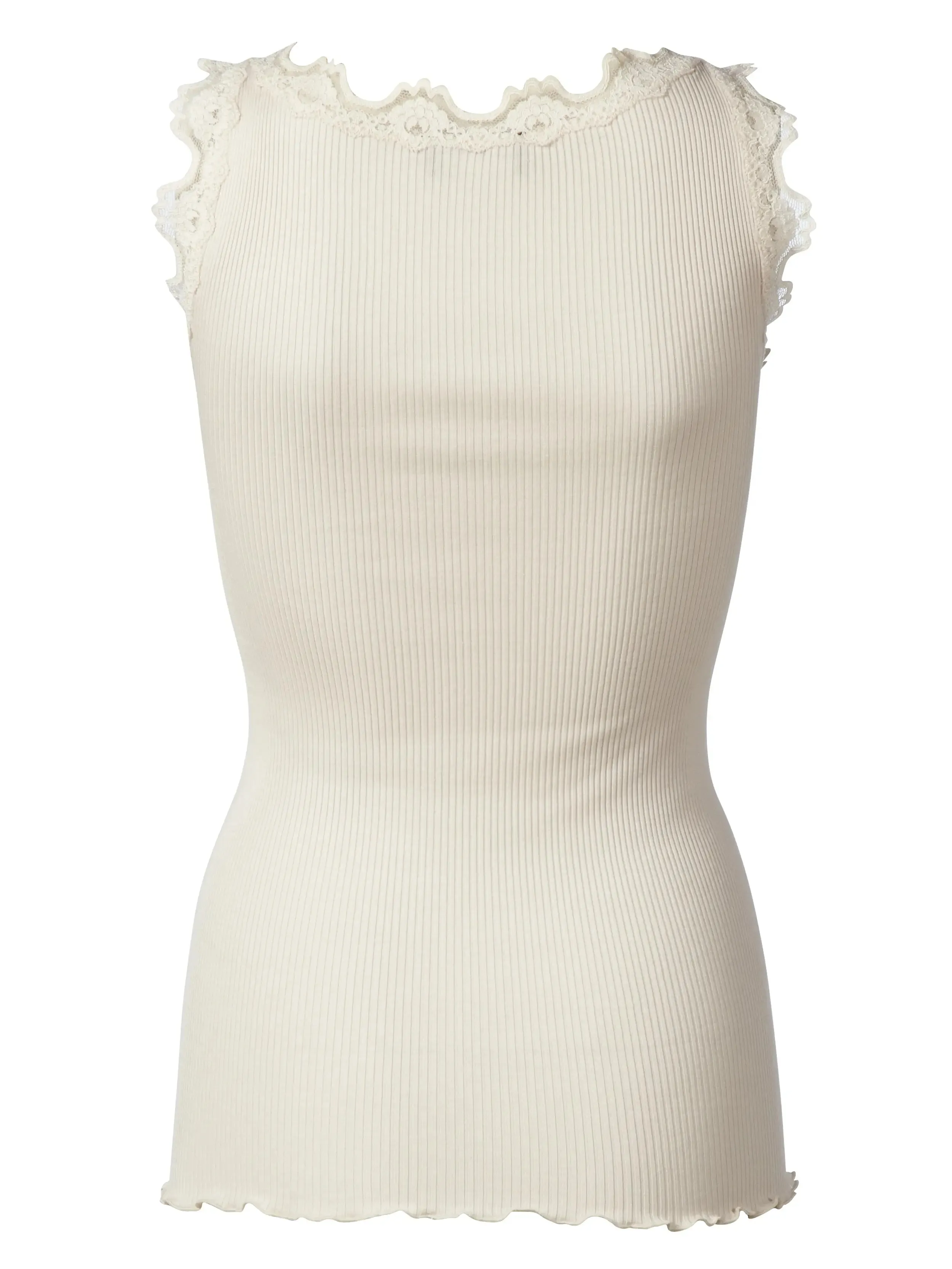 Silk Blend Cami With Lace