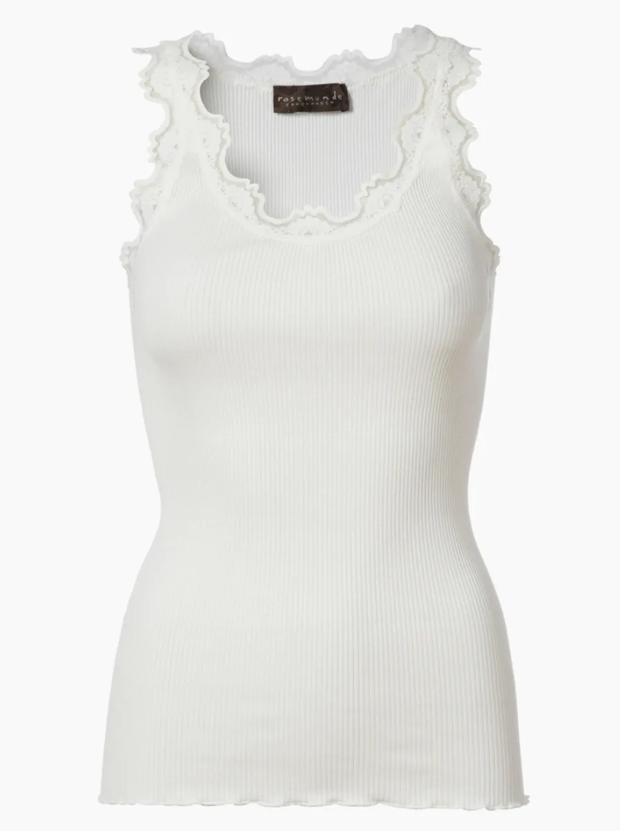Silk Cotton Lace Tank