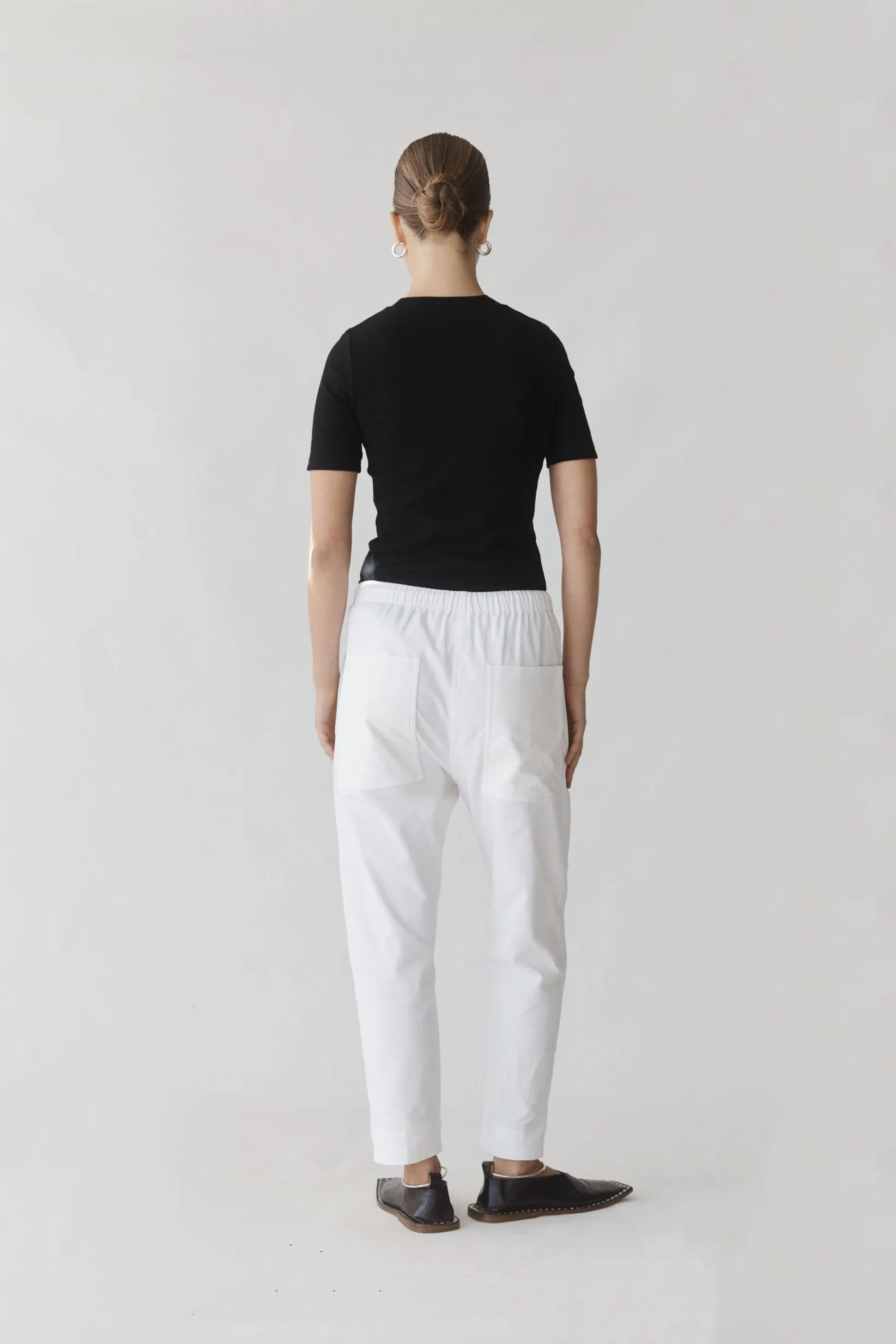 SIZE LARGE (12) Ashley Pant in White