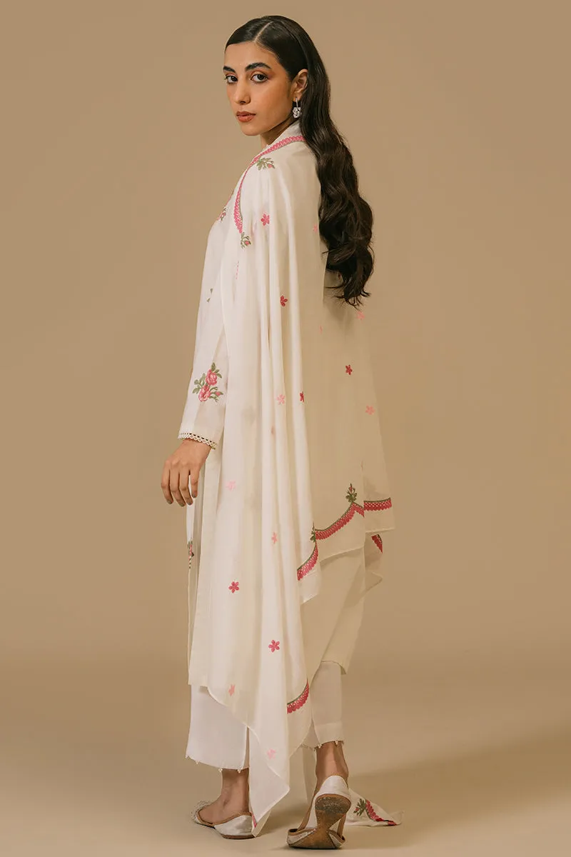 SKY BLOOM-2 PIECE (SHIRT & DUPATTA)