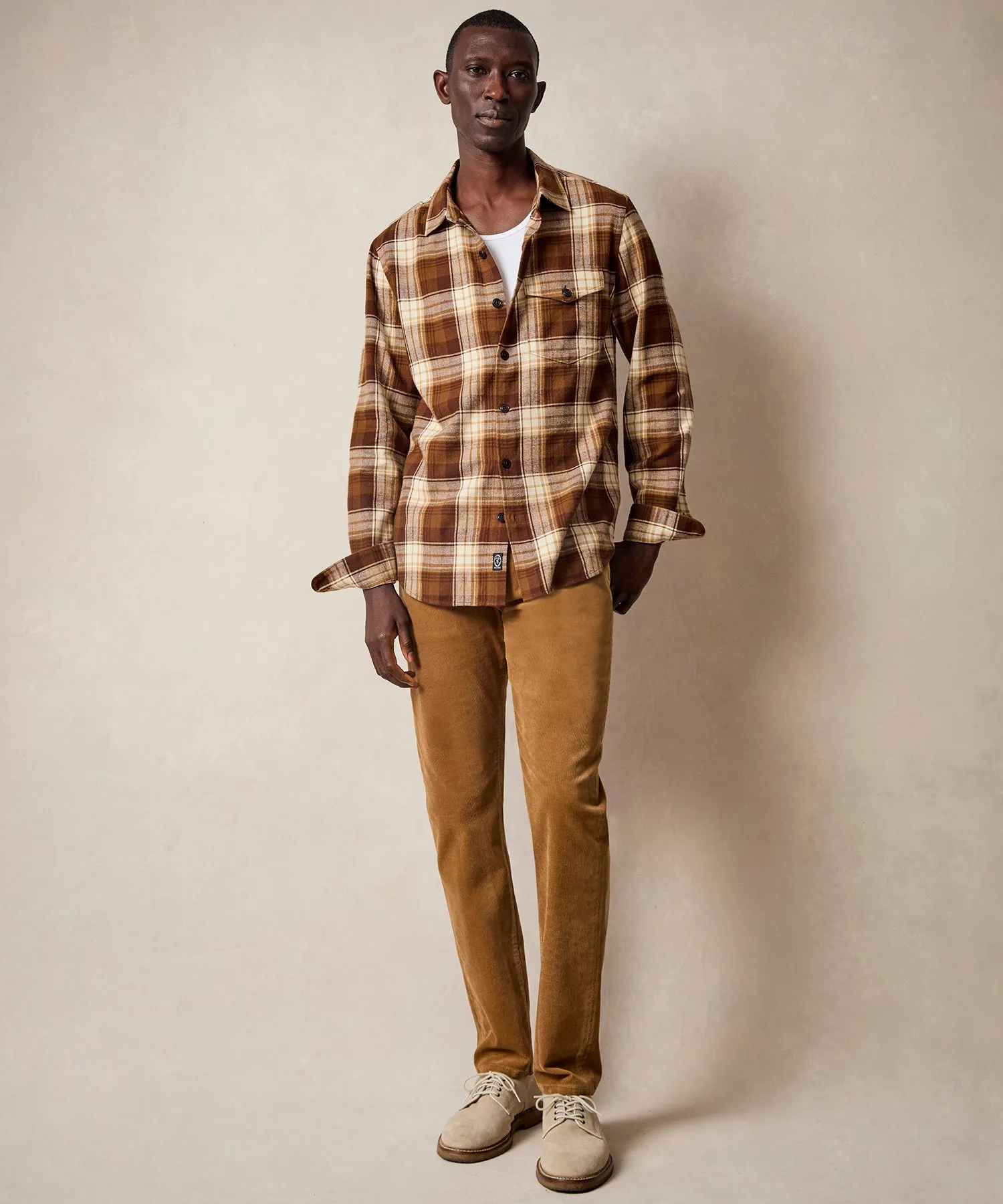 Slim Fit 5-Pocket Corduroy Pant