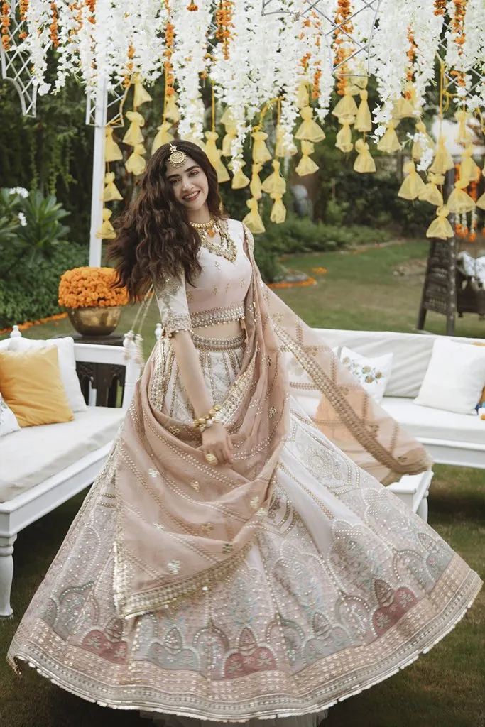 SM-04 | Qalamkar Shadmani Luxury Formals Collection 2021 | Unstitched Embroidered Organza Suits
