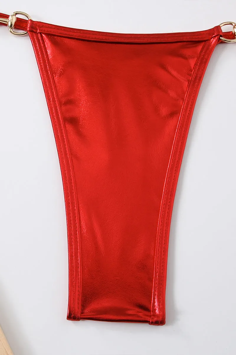 SM0470 Metallic Bikini Set