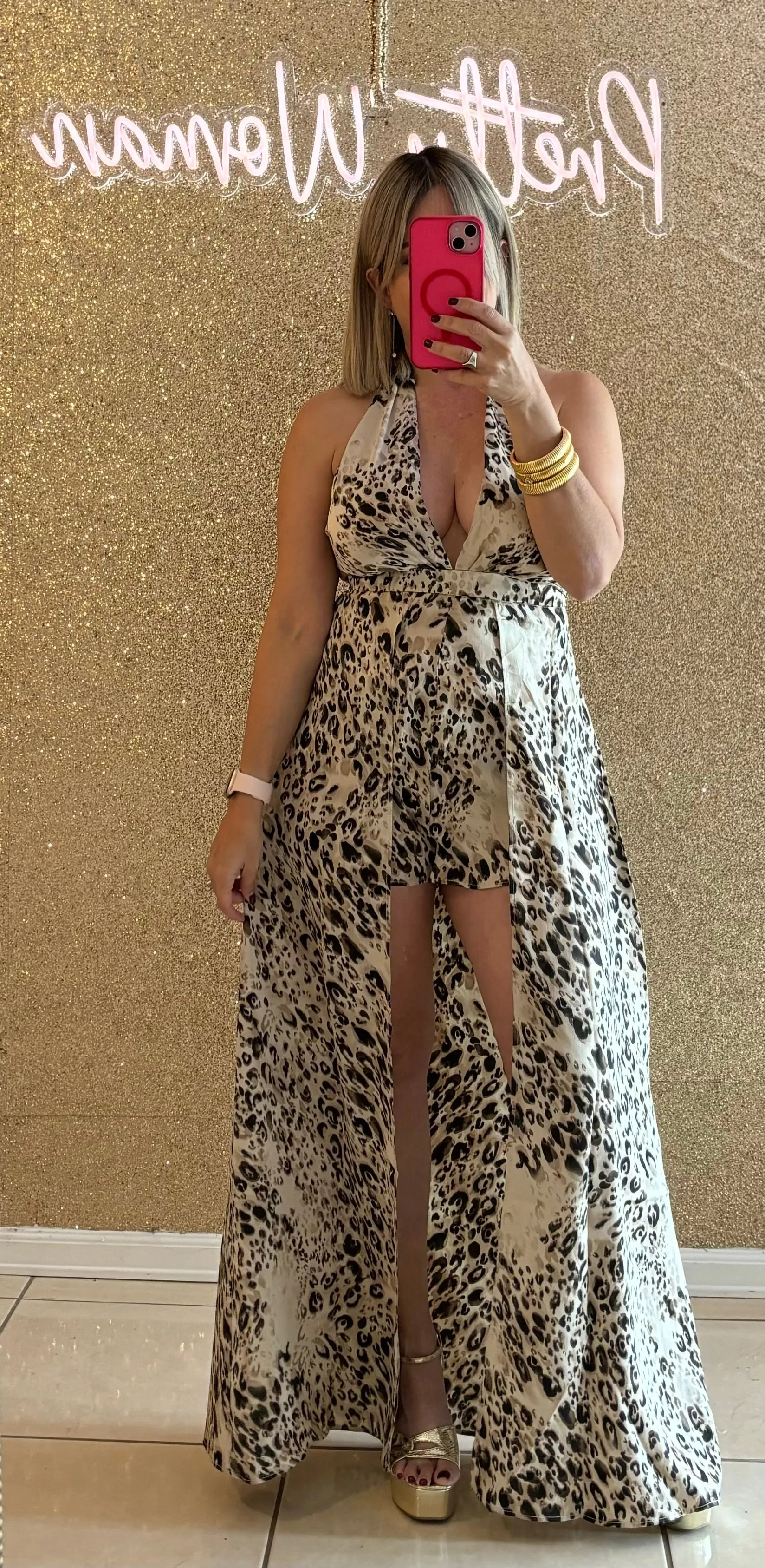 Sofia Animal Print Romper