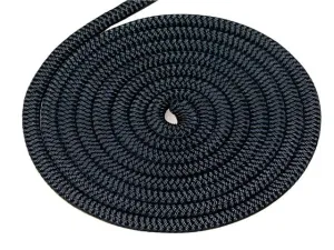 Solid - Black halter - 6mm