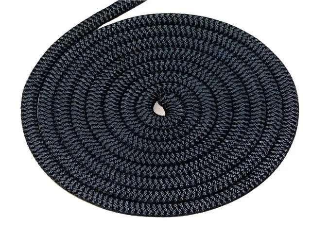 Solid - Black halter - 6mm