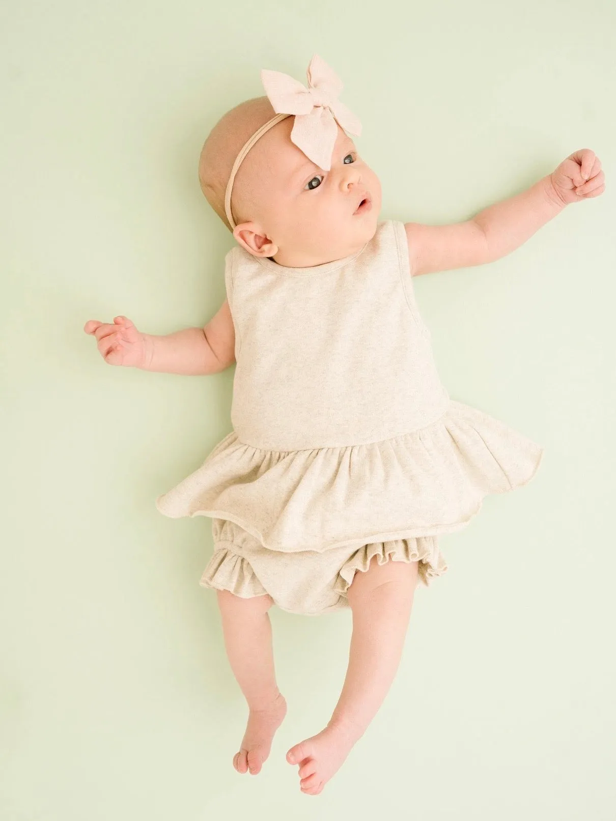 Solid Peplum Set | 6-12m