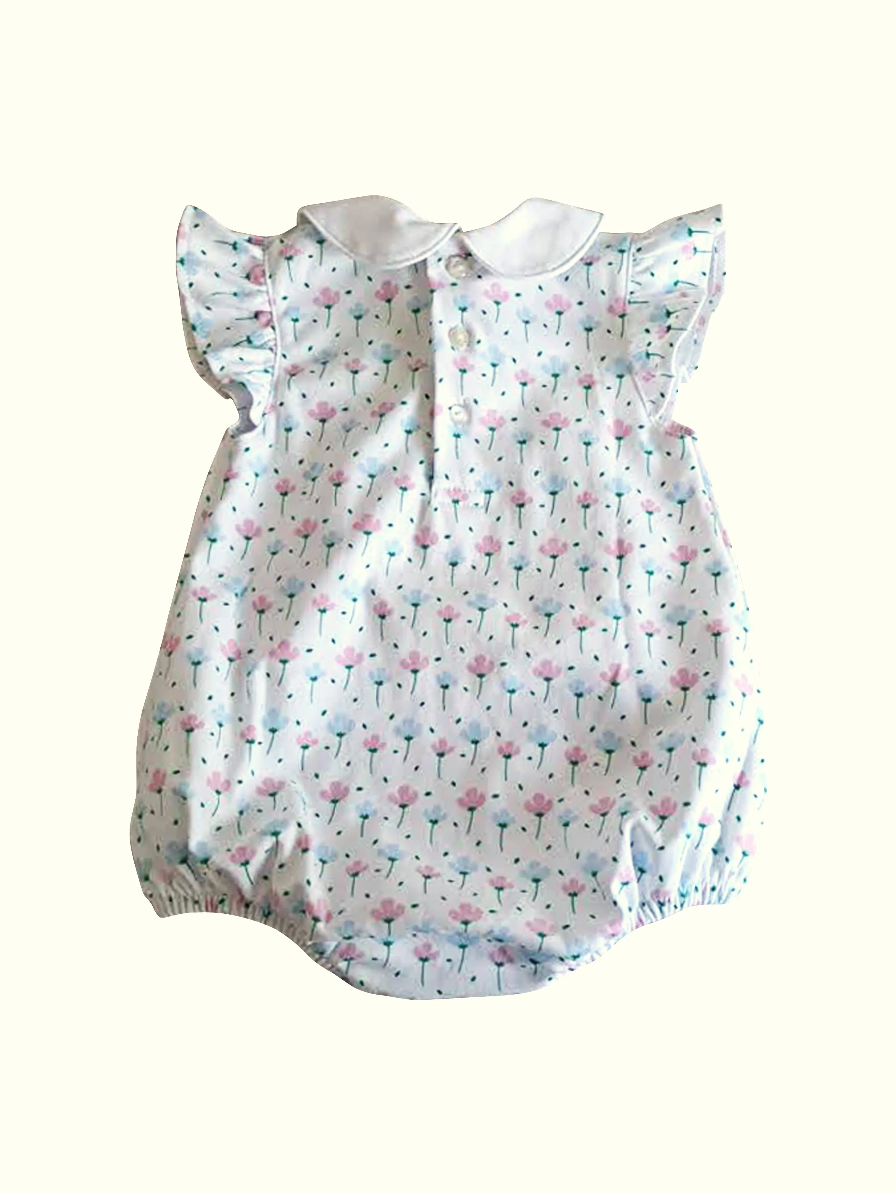 Spring flowers bubble Pima Cotton