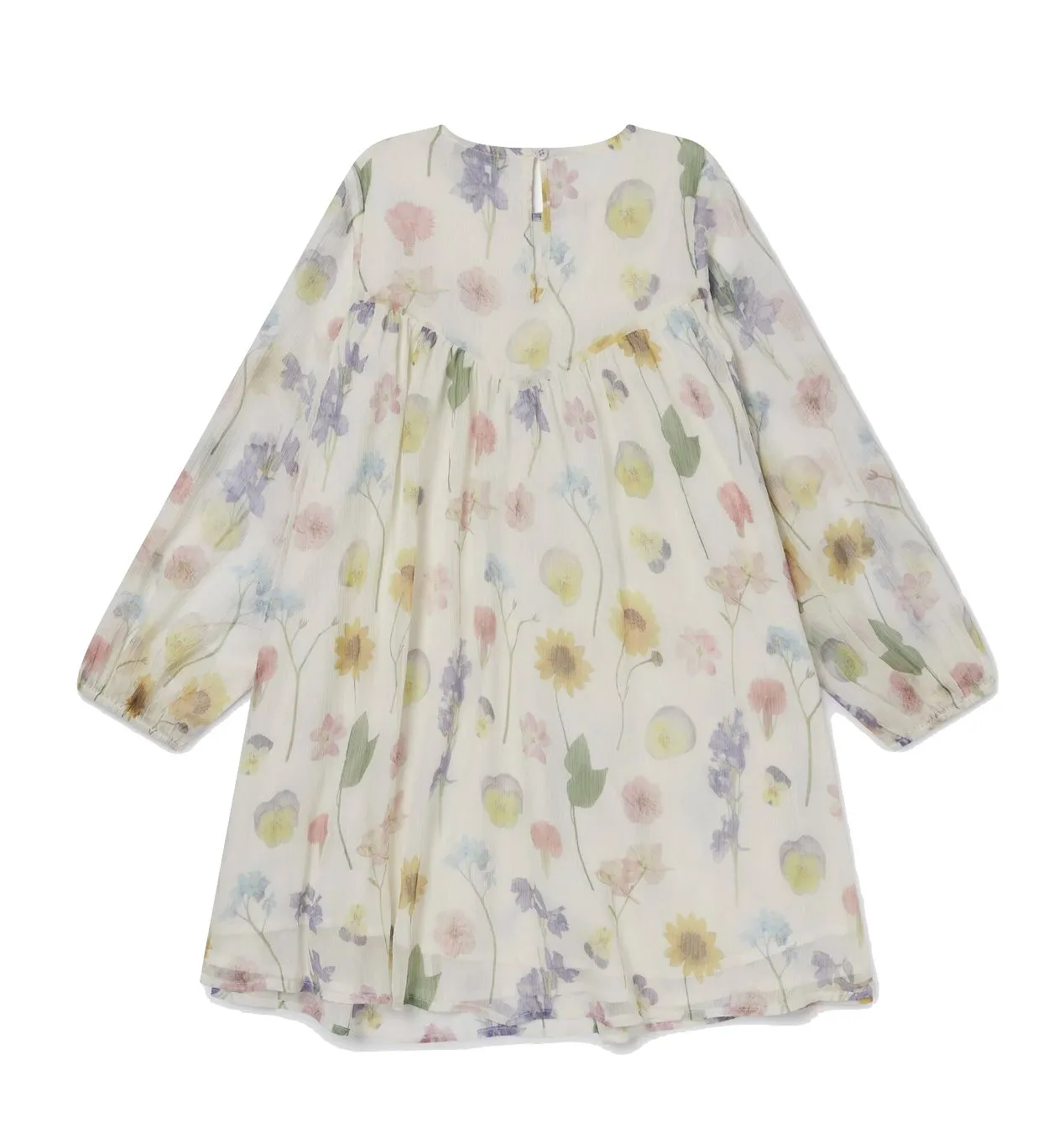 Stella McCartney Kids Georgette Flower Print Dress