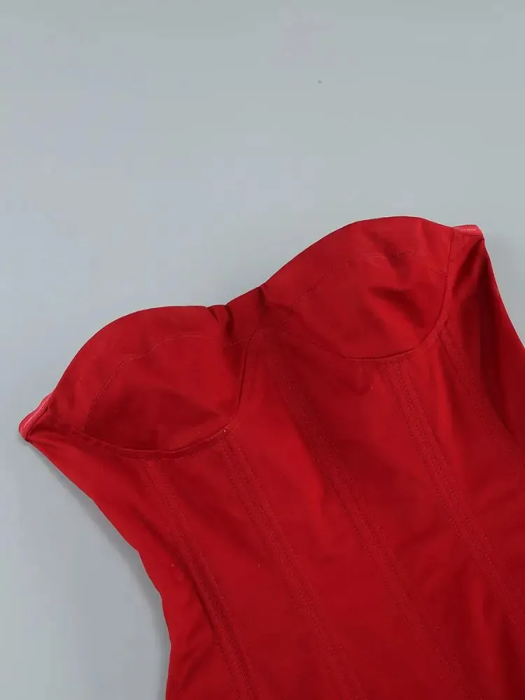 Strapless Evening Dress
