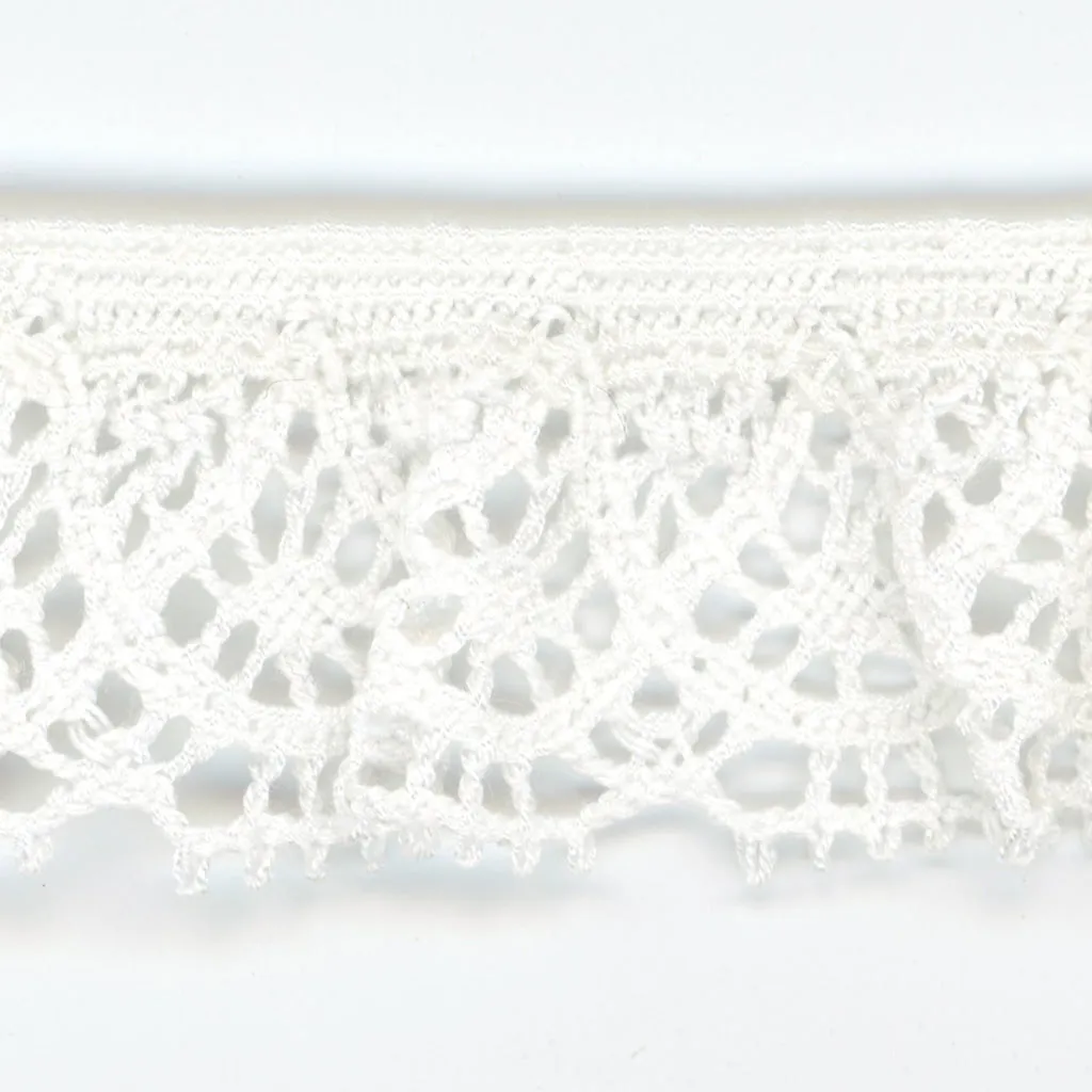 Stretch Torchon Lace #00 Off White