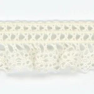 Stretch Torchon Lace #02 Cream