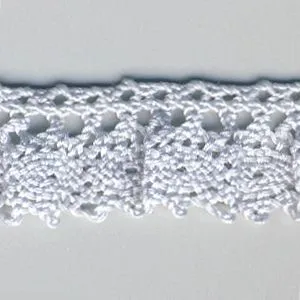 Stretch Torchon Lace #100 Pale Silver