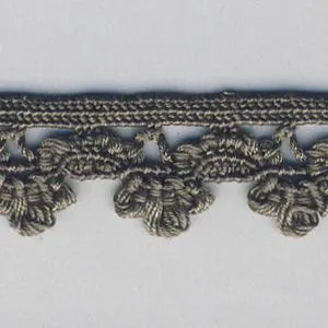 Stretch Torchon Lace #102 Carbon Gray