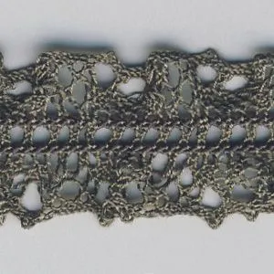 Stretch Torchon Lace #102 Carbon Gray