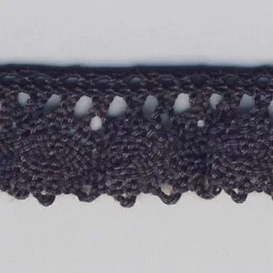 Stretch Torchon Lace #142 Coffee Brown