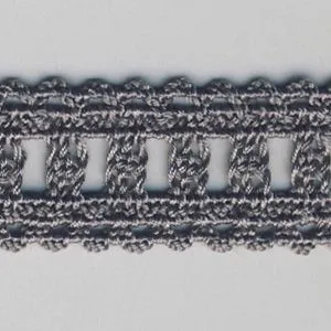 Stretch Torchon Lace #159 Medium Gray