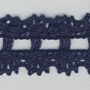 Stretch Torchon Lace #47 Night Blue