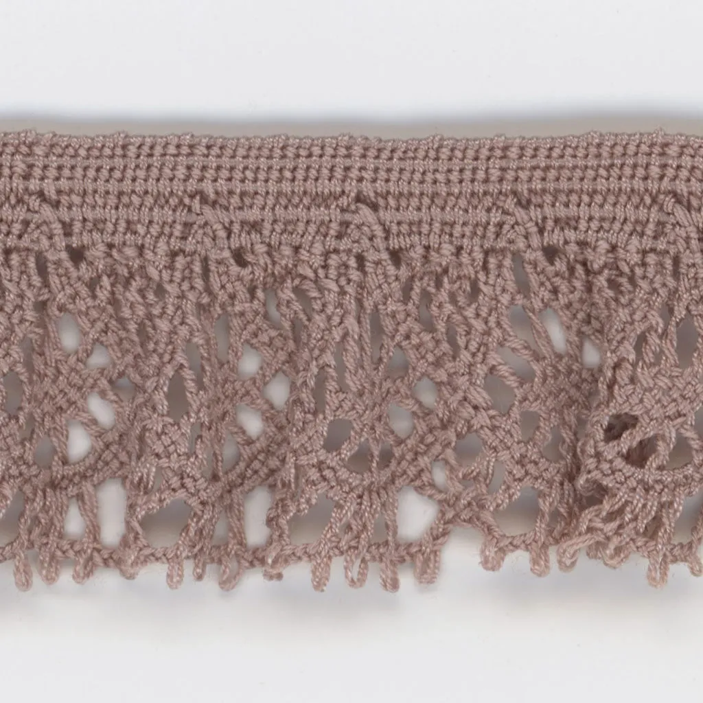Stretch Torchon Lace #61 Azuki