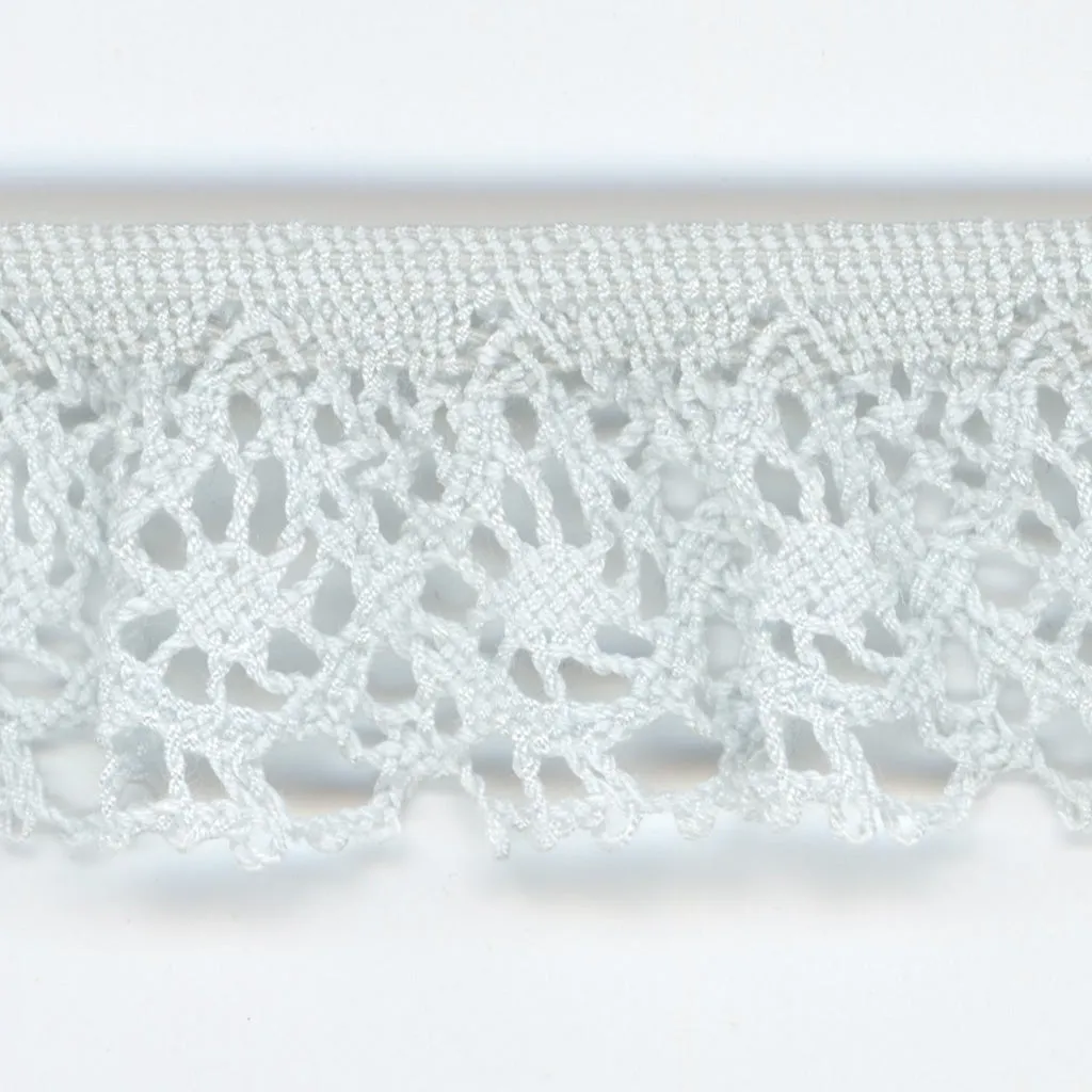 Stretch Torchon Lace #81 Powder Blue