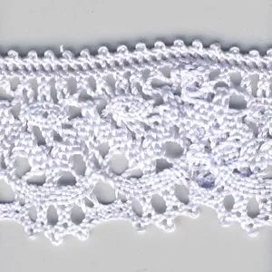 Stretch Torchon Lace #93 Silver Rose