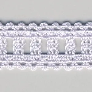Stretch Torchon Lace #93 Silver Rose