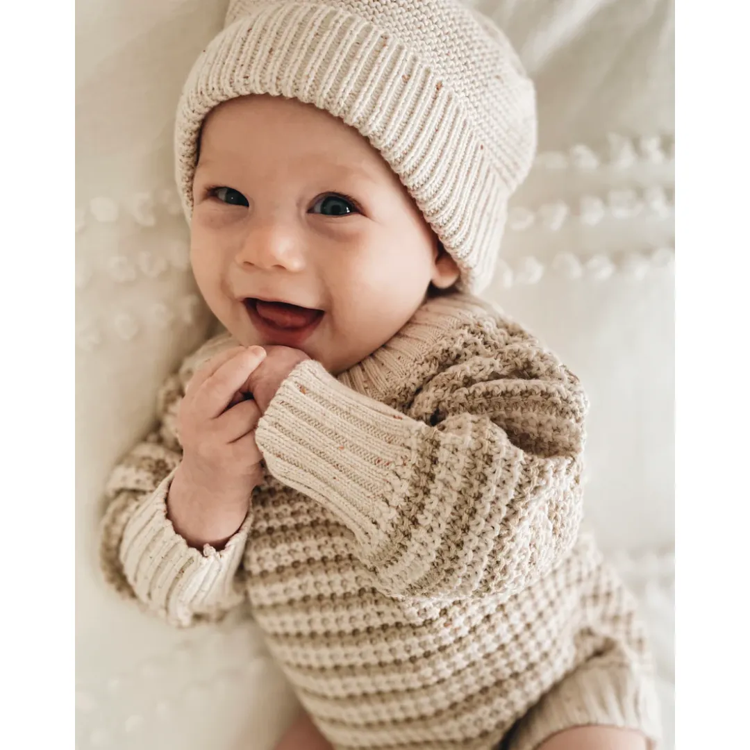 Striped Speckle Romper