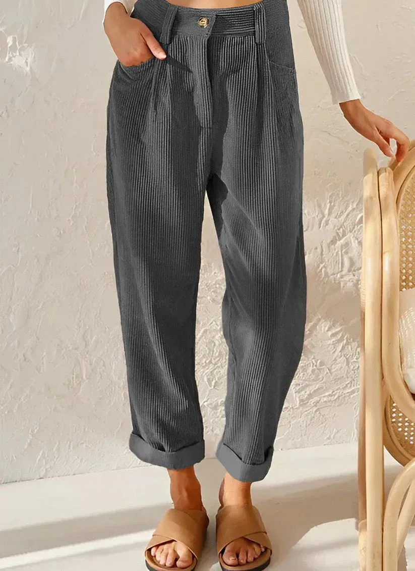 Stylish Corduroy Trousers by Jana