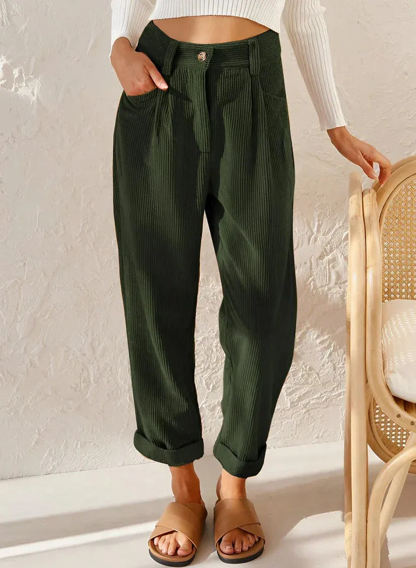 Stylish Corduroy Trousers by Jana