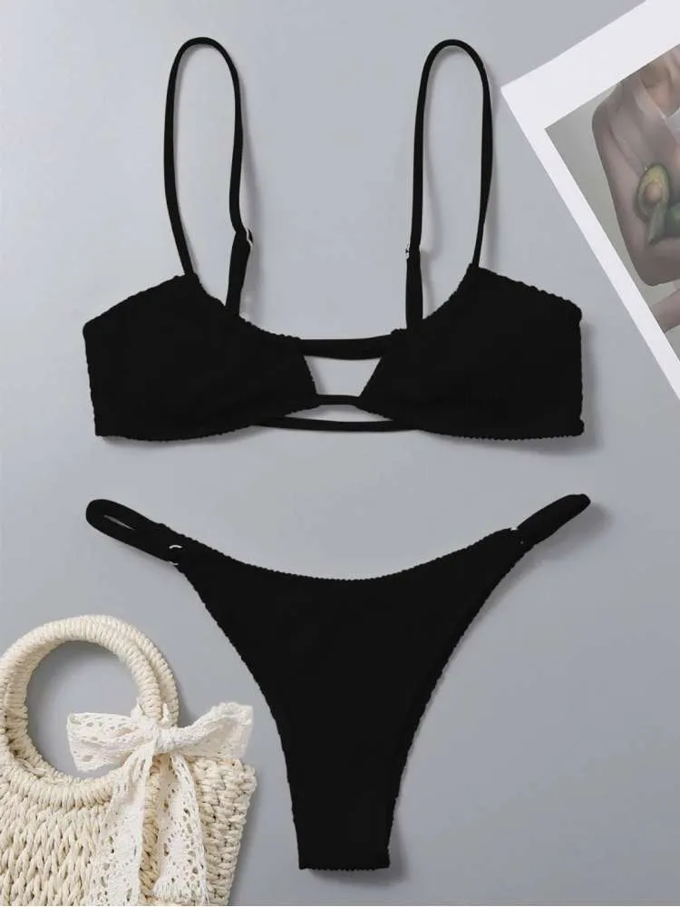 Stylish High-Waisted Floral Bikini Set for Effortless Beach Glam