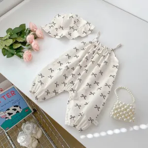 Summer Arrival Baby Girls Cute Sleeveless Strap Rompers with Hat