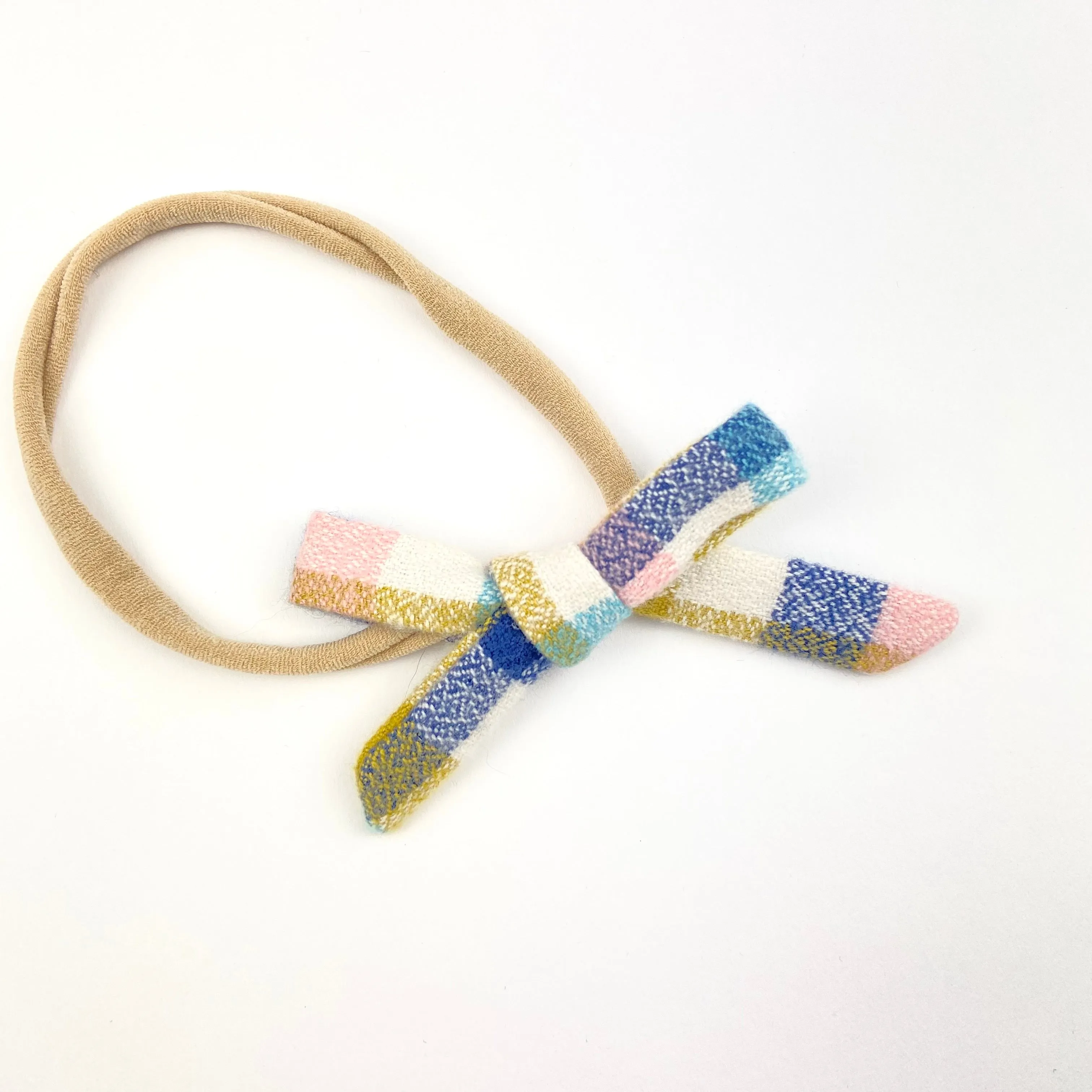 Sunny Check Orla Bow Headband