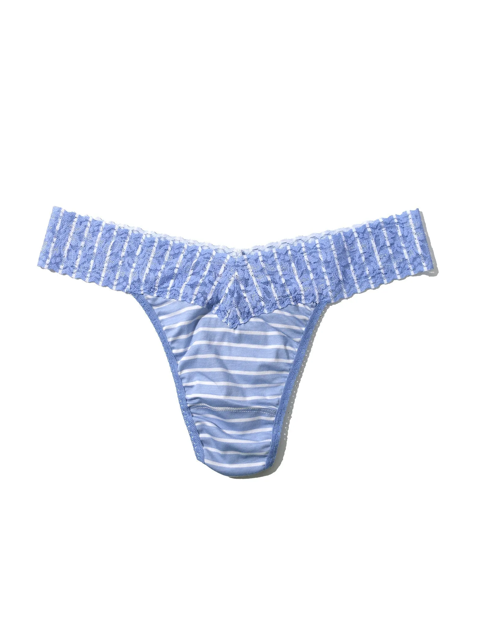 Supima® Cotton Printed Original Rise Thong Down The Line Sale