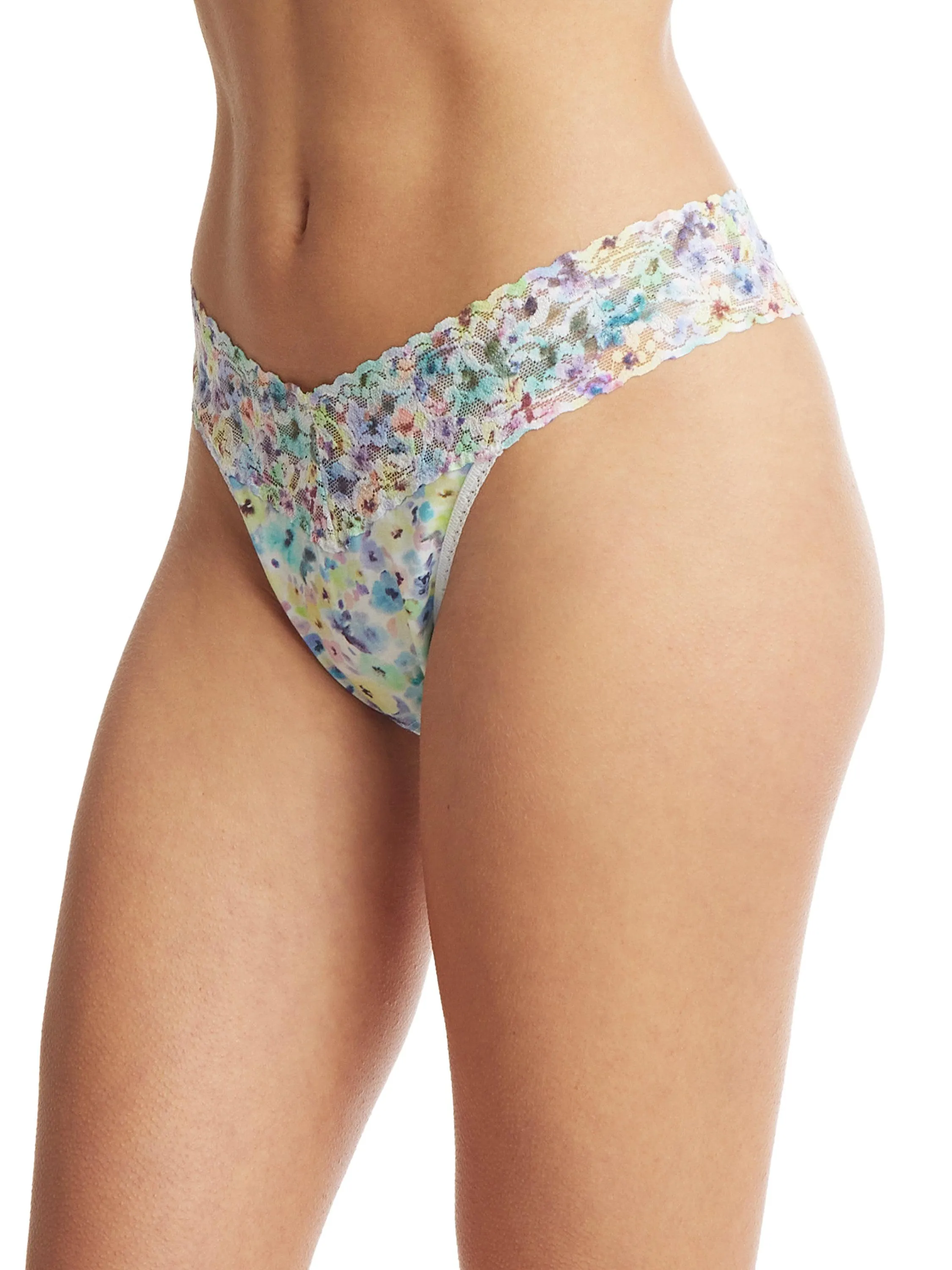 Supima Cotton Printed Original Rise Thong Wishful Thinking Sale