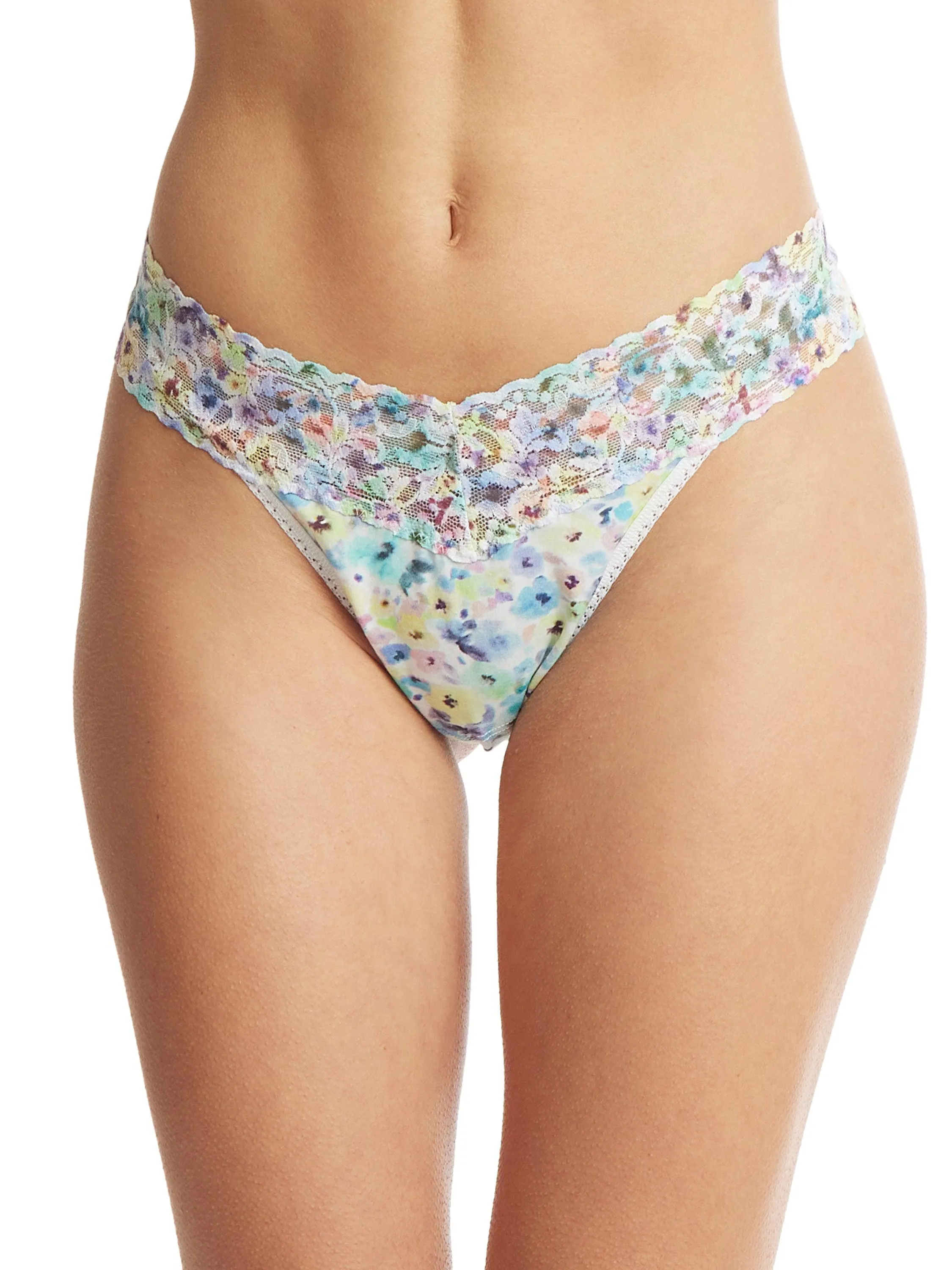Supima Cotton Printed Original Rise Thong Wishful Thinking Sale