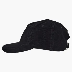 Supreme Fine Wale Corduroy S Logo 6-panel Black