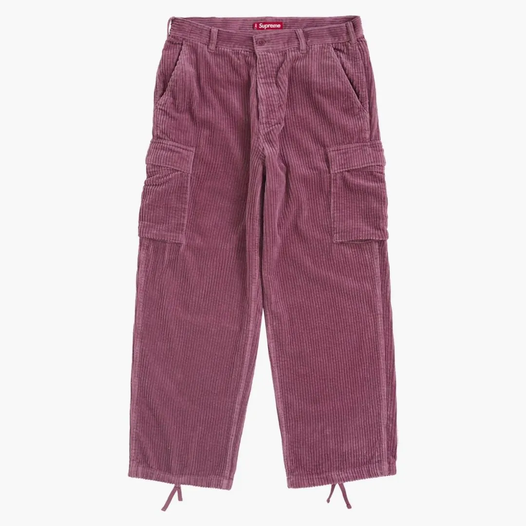 Supreme Wide Wale Corduroy Cargo Pant (fw24) Dusty Pink