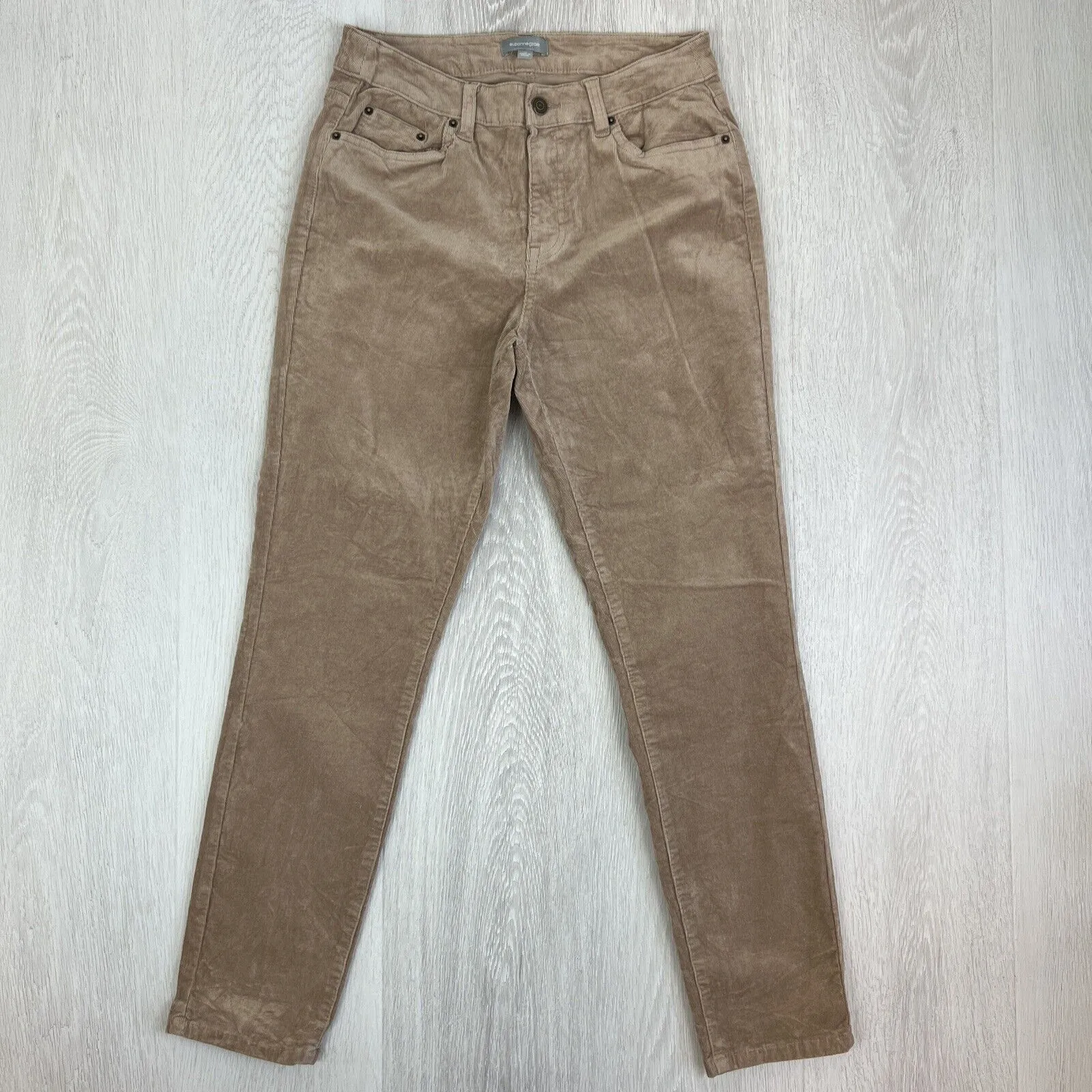 Suzanne Grae Jeans Womens Corduroy Pants Tapered Stretch Size 10 (2 Pairs)