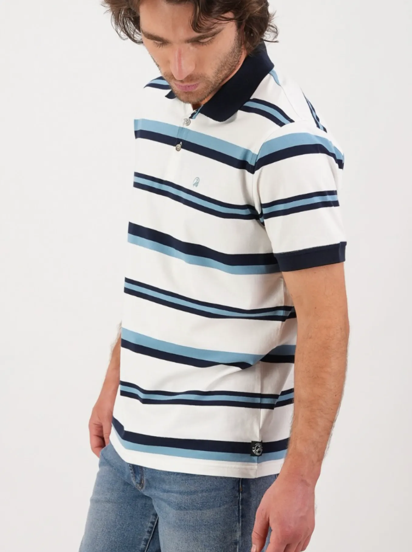 Swanndri Winfred Stripe Polo