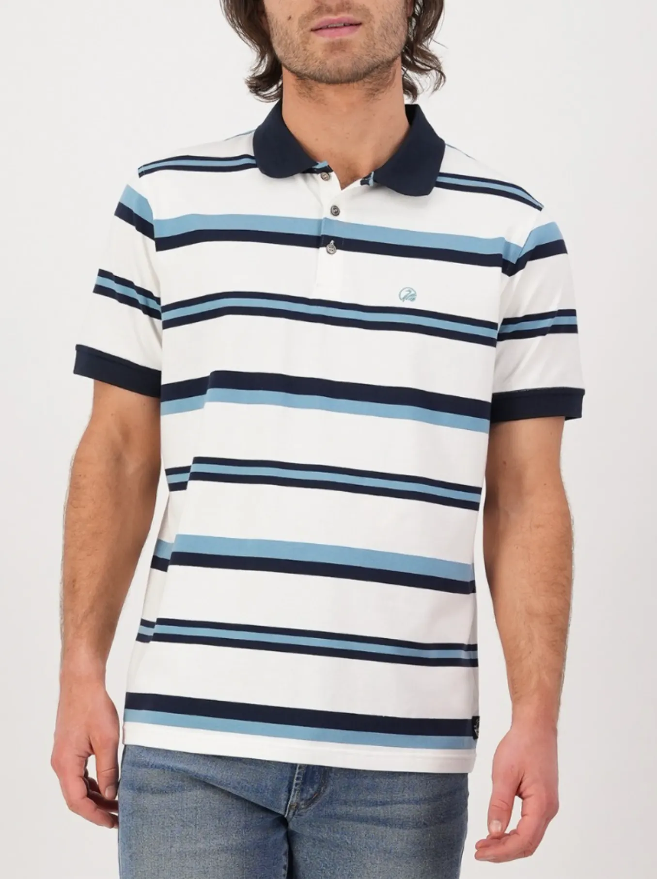 Swanndri Winfred Stripe Polo