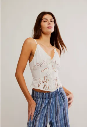 Sweet Sammi Eyelet Tank