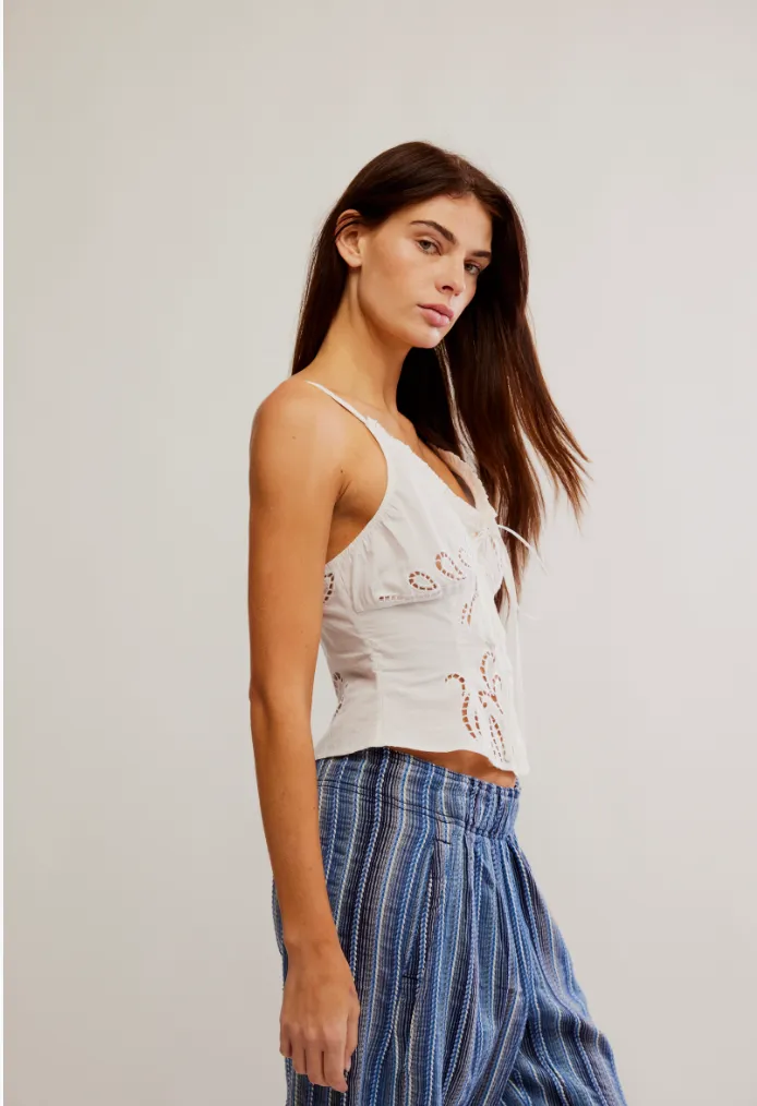 Sweet Sammi Eyelet Tank
