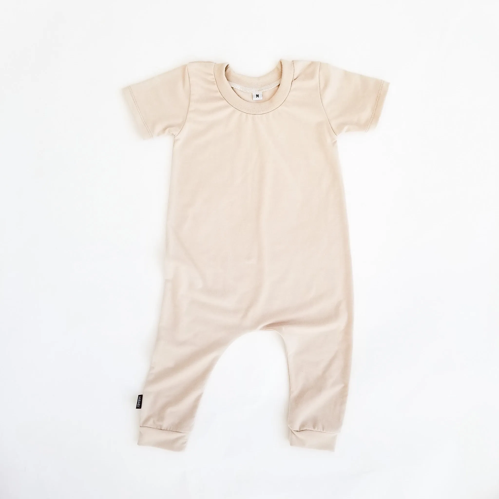 T-shirt Romper - Nude