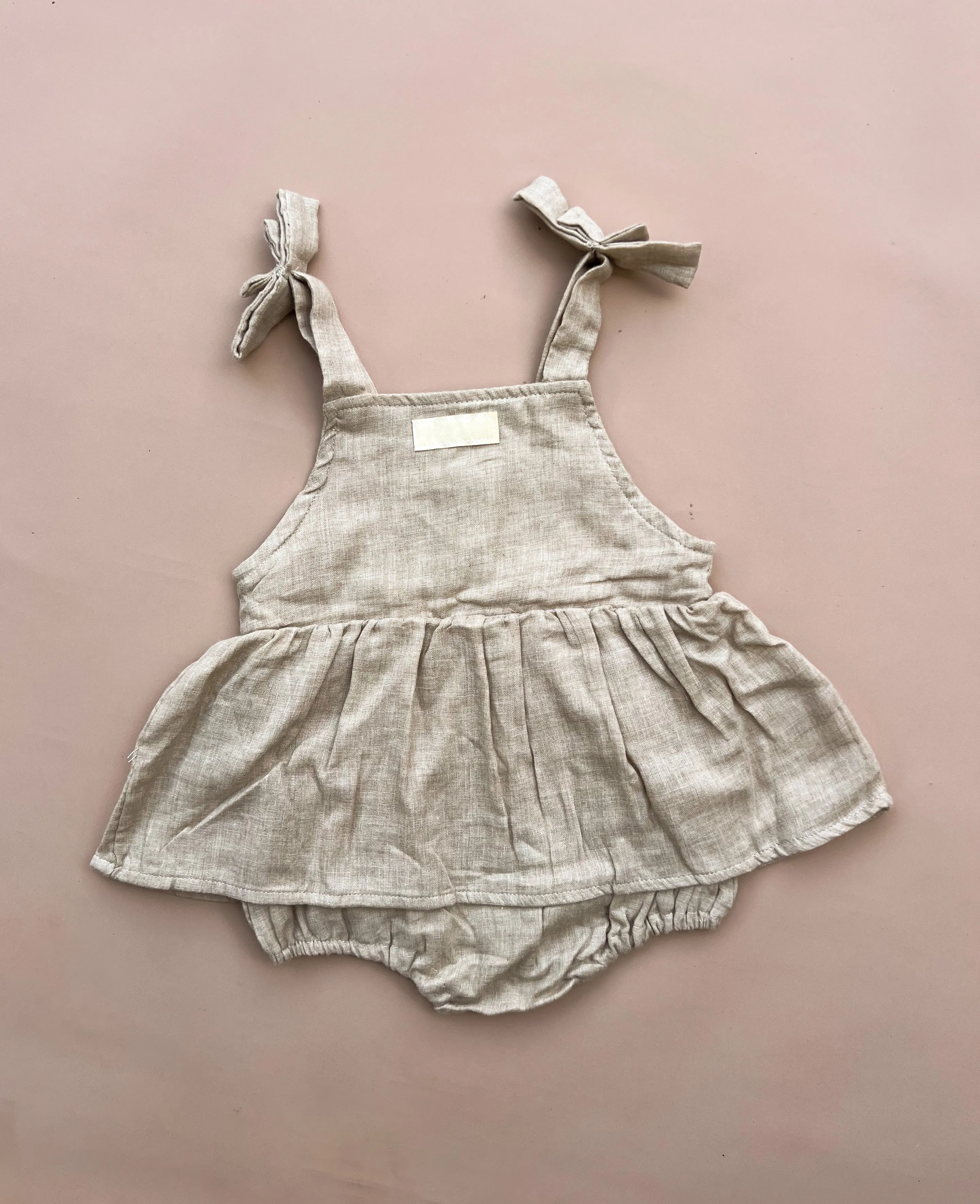 Tahnee Romper - Neutral Linen