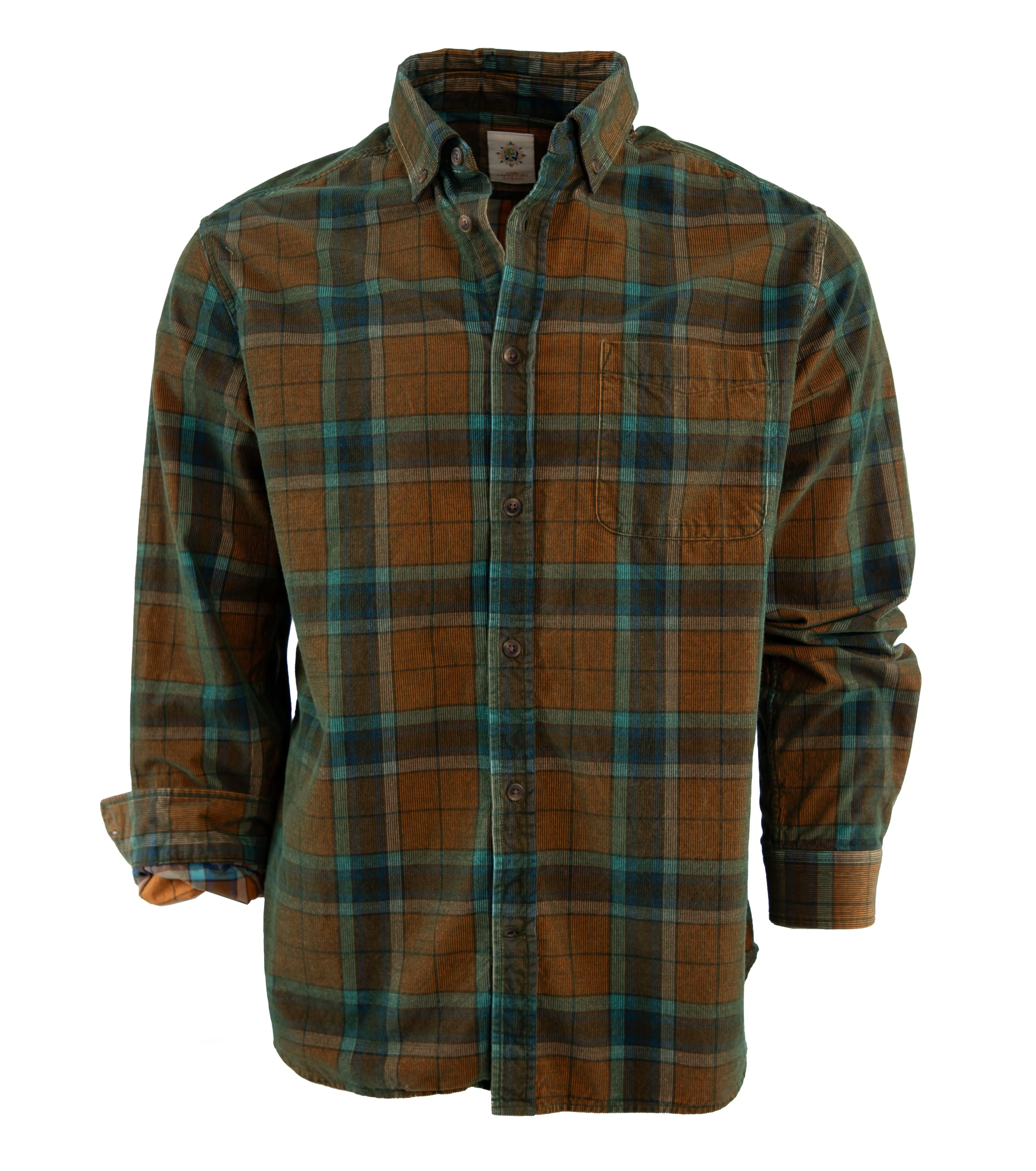 Tall Old Steamboat Plaid Corduroy Shirt