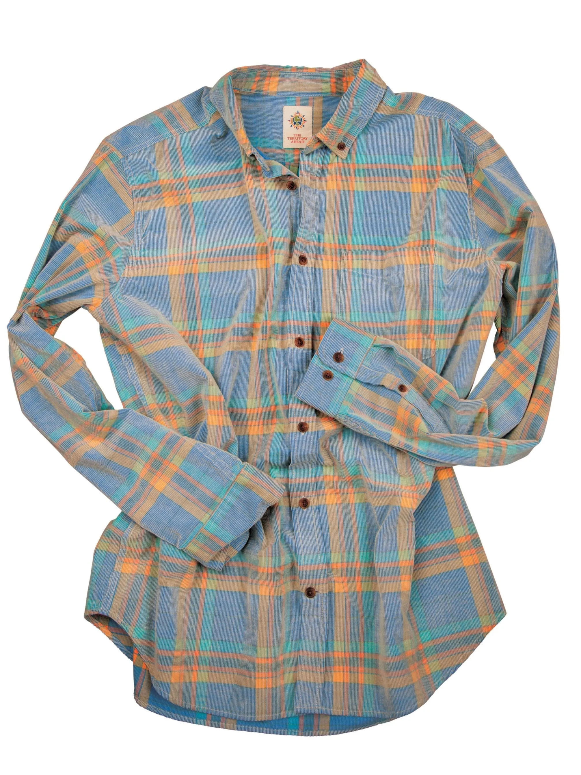 Tall Old Steamboat Plaid Corduroy Shirt