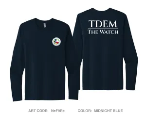 TDEM - The Watch Comfort Unisex Cotton LS Tee - NeF9Re