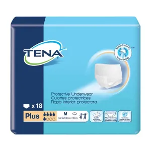 Tena Protective Underwear Plus Absorbency Size Medium 72/Case